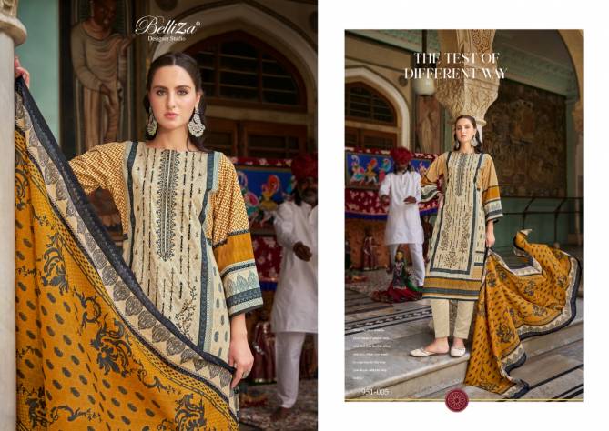 Bin Saeed Vol 6 By Belliza Cotton Digital Printed Dress Material Wholesale Shop In Surat
